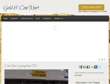 Tablet Screenshot of goldandcoinmart.com